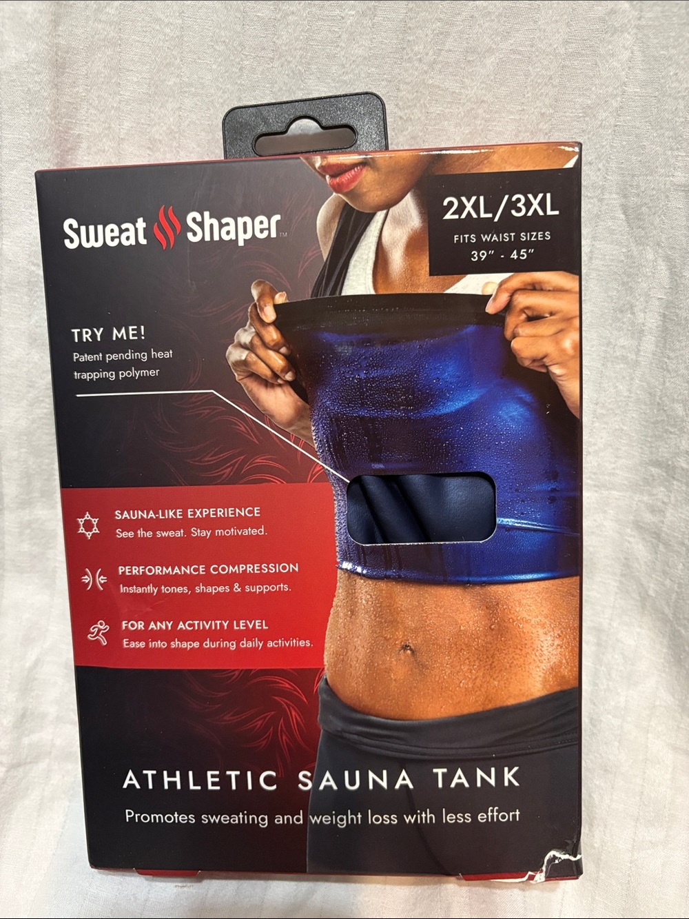 High-Compression Blue Waist Trainer Top for Women